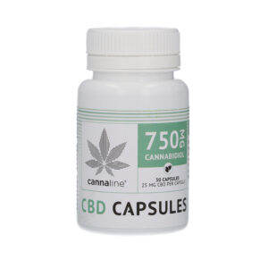 cannaline CBD Capsules 750 mg – with 750 mg of Pure CBD