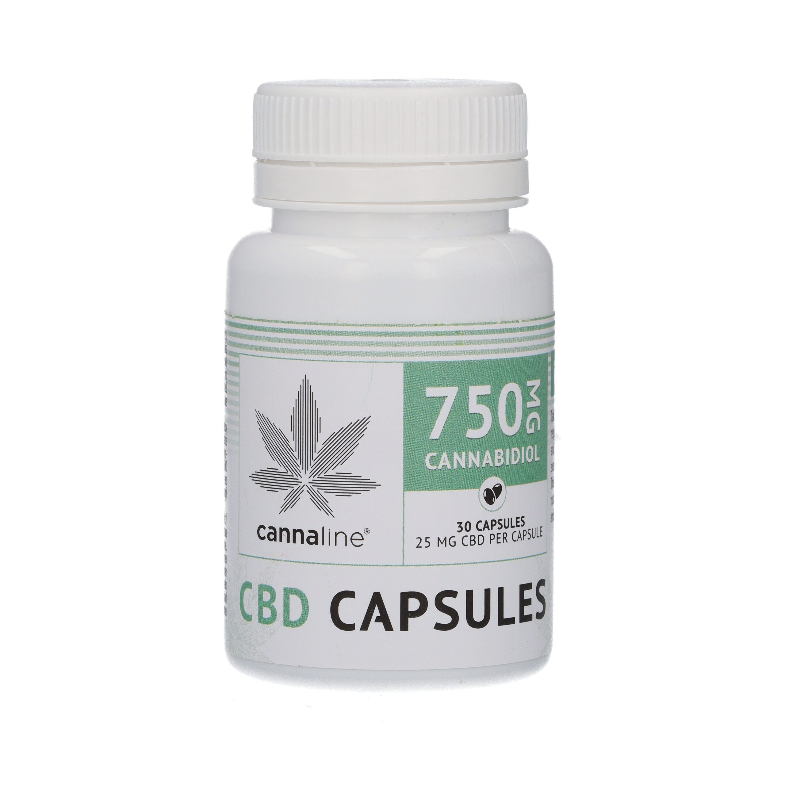 cannaline CBD Capsules 750 mg – with 750 mg of Pure CBD