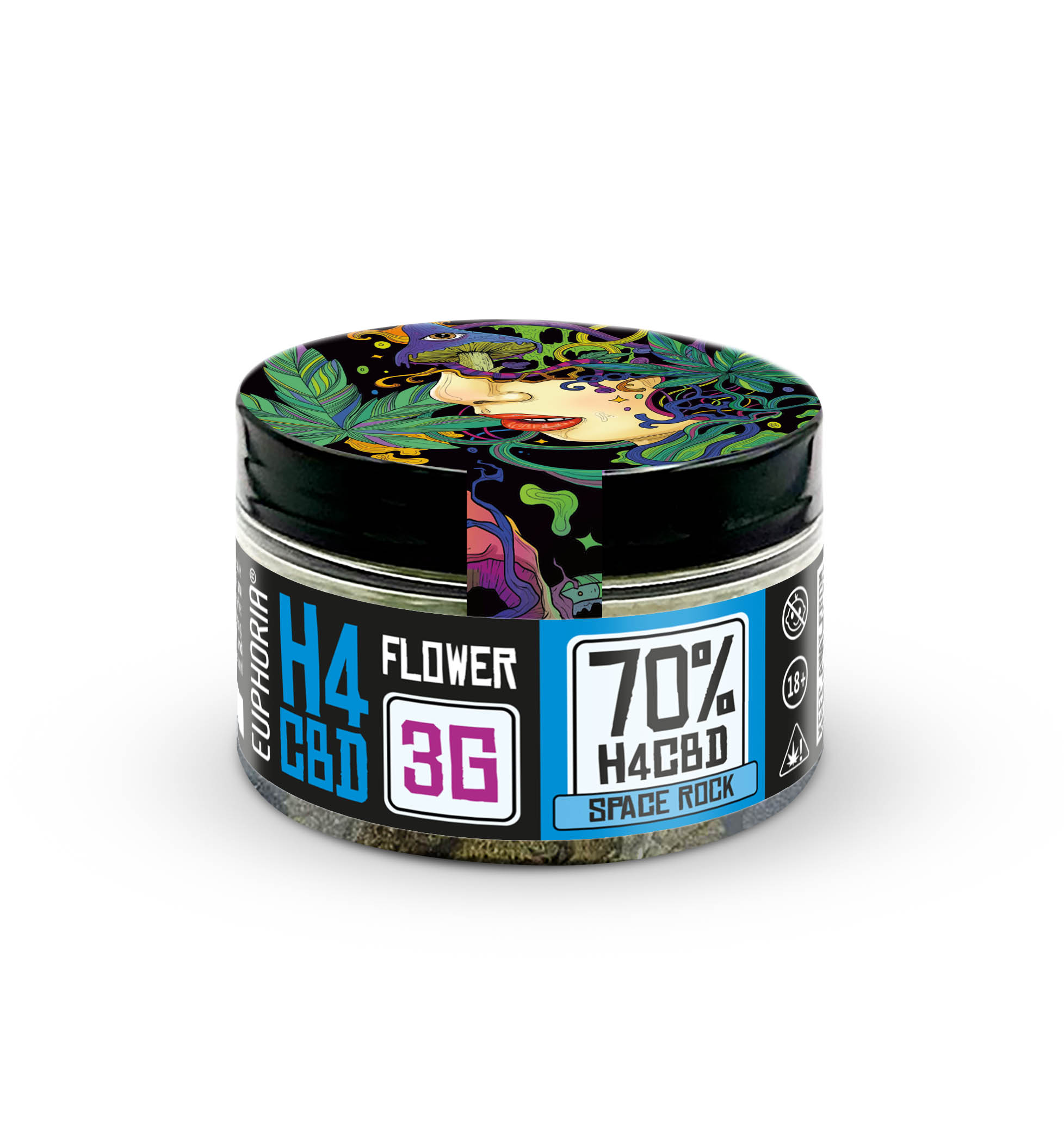 Euphoria 70% H4CBD Flowers Space Rock 3 g – H4CBD (hydrogenated CBD)