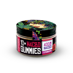 Euphoria H4CBD Gummies Strawberry 10 pcs - 400 mg H4CBD (hydrogenated CBD)