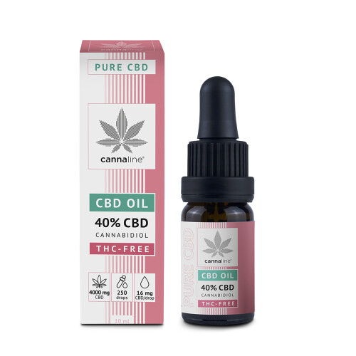 cannaline THC-FREE CBD Oil 40% with 4000 mg pure CBD