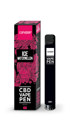 Euphoria CBD Disposable Vape Pen Ice Watermelon – CBD (Cannabidiol)