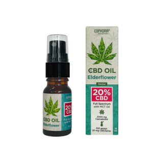 Euphoria 20% CBD Oil Elderflower – full spectrum Cannabidiol oil